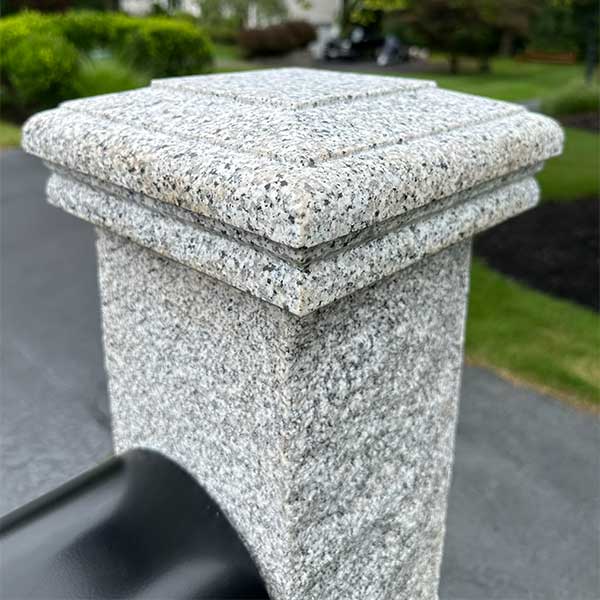 Woodbury Gray Granite Post Cap